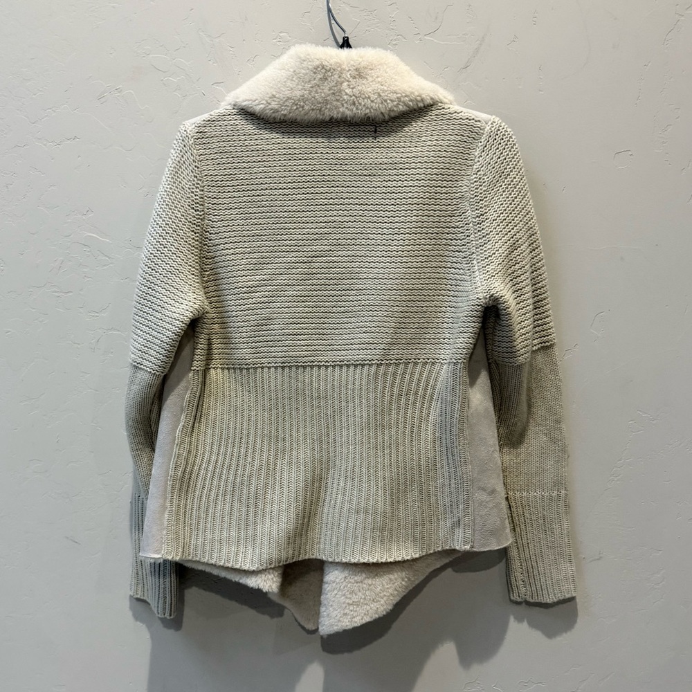 Chelsea and Theodore Cream/Beige Size Medium Jacket - Picture 7 of 7